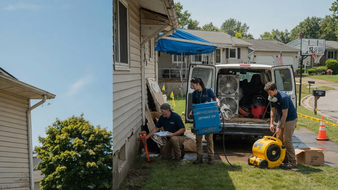 Ceiling Leak Cleanup in Lake Delton, WI near me